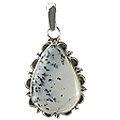dendrite opal pendants