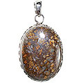 Design 12093: brown opal american-southwest, ethnic pendants