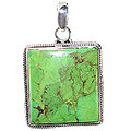 Design 12131: brown,green mohave american-southwest pendants