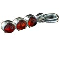Design 12478: orange amber pendants