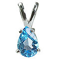 Design 12784: blue blue topaz engagement pendants