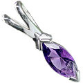 Design 12827: purple amethyst contemporary, mini pendants