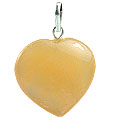 13074: Beaded red aventurine heart pendants