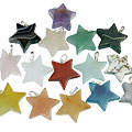 Design 13163: multi-color bulk lots star pendants