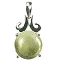 Design 13470: yellow lemon quartz pendants