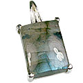 Design 13477: green,gray labradorite pendants
