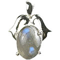 Design 13479: green,gray labradorite pendants