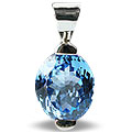 Design 13682: blue blue topaz engagement pendants
