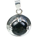 Design 13717: black onyx contemporary pendants