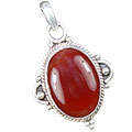 Design 13724: red onyx contemporary pendants