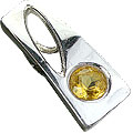Design 14692: yellow citrine chunky pendants