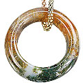 Design 14807: multi-color jasper pendants