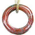 Design 14808: multi-color jasper pendants