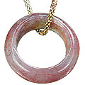 Design 14810: pink,multi-color jasper pendants