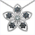 Design 16870 blue aquamarine pendants