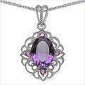 Design 16871 pink amethyst pendants
