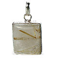 rutilated quartz pendants