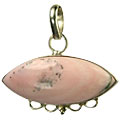 pink opal pendants