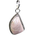 9305: Silver Setting pink pink opal pendants