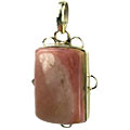 9307: Silver Setting pink pink opal pendants