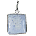9350: Silver Setting blue,white blue lace agate pendants