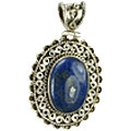 Design 9438: blue lapis lazuli pendants