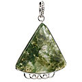 moss agate pendants