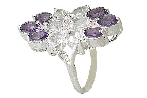 SKU 10022 - a Amethyst rings Jewelry Design image