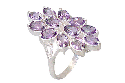 SKU 10023 - a Amethyst rings Jewelry Design image