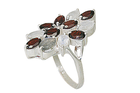SKU 10024 - a Garnet rings Jewelry Design image