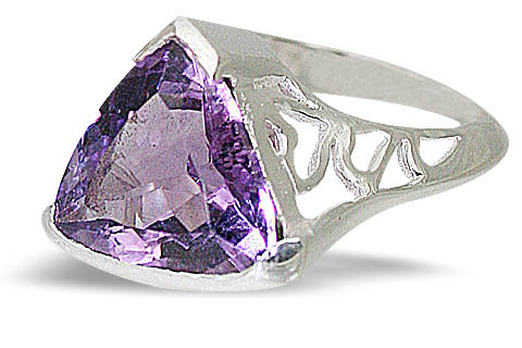SKU 10032 - a Amethyst rings Jewelry Design image