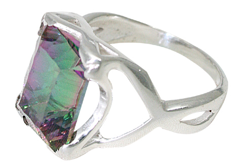SKU 10036 - a Mystic Quartz rings Jewelry Design image