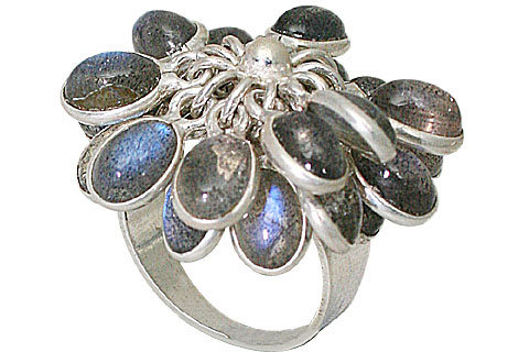 SKU 10041 - a Labradorite rings Jewelry Design image