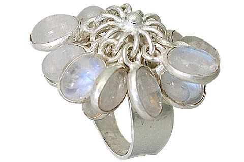 SKU 10042 - a Moonstone rings Jewelry Design image