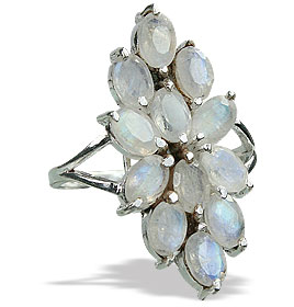 SKU 10074 - a Moonstone rings Jewelry Design image