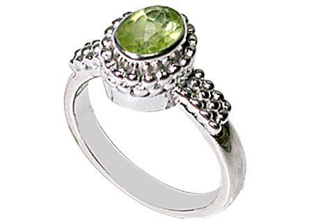 SKU 10093 - a Peridot rings Jewelry Design image