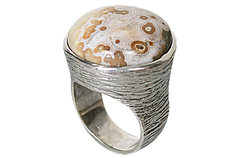 SKU 10158 - a Jasper rings Jewelry Design image