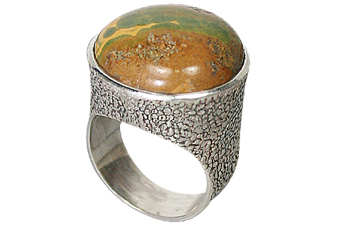 SKU 10161 - a Jasper rings Jewelry Design image
