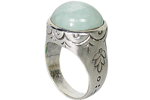 SKU 10194 - a Chalcedony rings Jewelry Design image