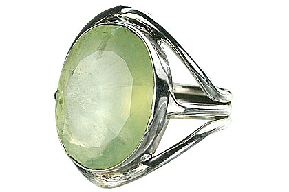 SKU 10216 - a Prehnite rings Jewelry Design image