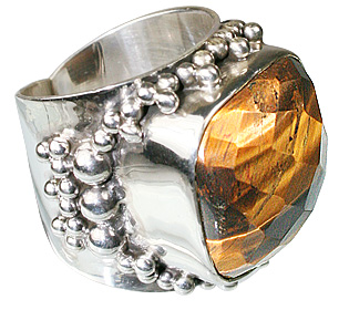 SKU 10246 - a Tiger eye rings Jewelry Design image