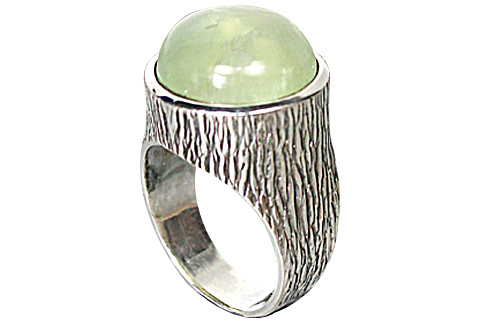 SKU 10263 - a Prehnite rings Jewelry Design image