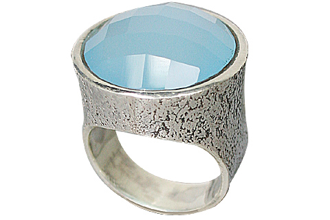 SKU 10297 - a Chalcedony rings Jewelry Design image