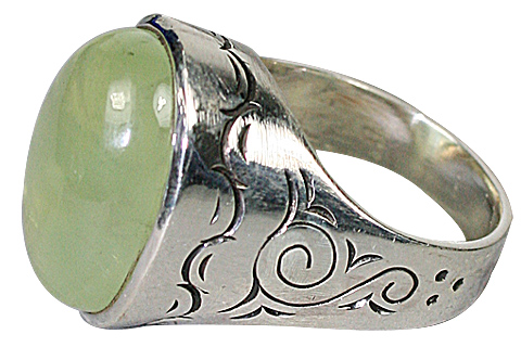 SKU 10342 - a Prehnite rings Jewelry Design image