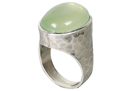 SKU 10343 - a Prehnite rings Jewelry Design image