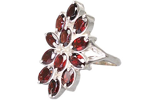 SKU 10348 - a Garnet rings Jewelry Design image