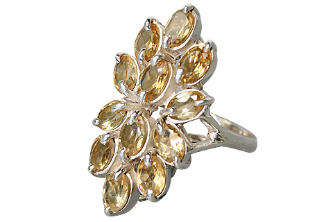 SKU 10350 - a Citrine rings Jewelry Design image