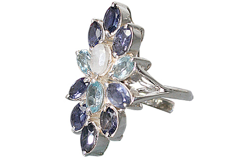 SKU 10352 - a Iolite rings Jewelry Design image