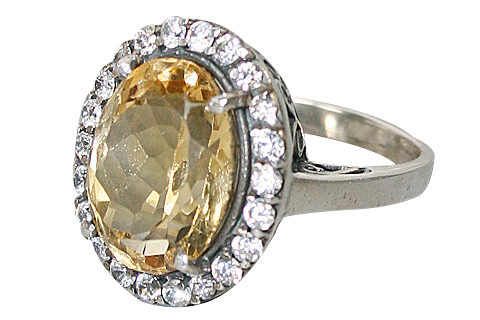 SKU 10355 - a Citrine rings Jewelry Design image