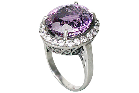 SKU 10356 - a Amethyst rings Jewelry Design image